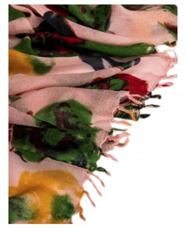 Палантин Женский W40-GRANDE.FLEUR/ROSE